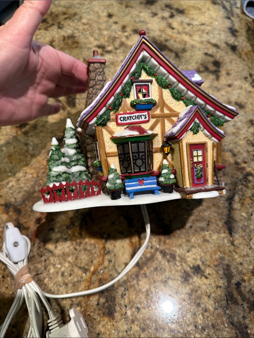 North Pole Series Mickey’s Cratchits Cottage